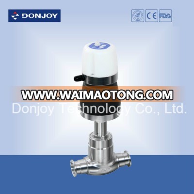 Plastic Pneumatic Global Valve with C-Top