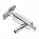 Used in Brewery Fermenter 304 316 Stainless Steel Beer Wine Sampling Valve Clamp Sanitary Liquid Sample Valve Ferrle 1/2