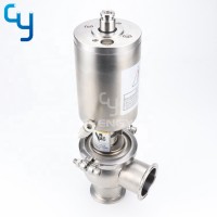 Sanitary Stainless Steel 316l 304 L Type Stop Reversing Valve