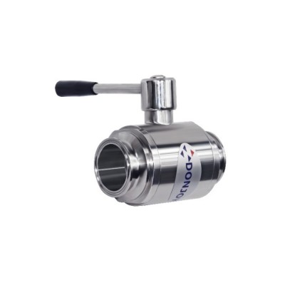 Donjoy Sanitary Manual Stainless Steel Direct Straight-through Welded Ball Valve 3 Inch Stainless Steel Ball Valve